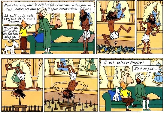 Tintin - The Fakir Of The Blue Lotus (Resin Figure)
