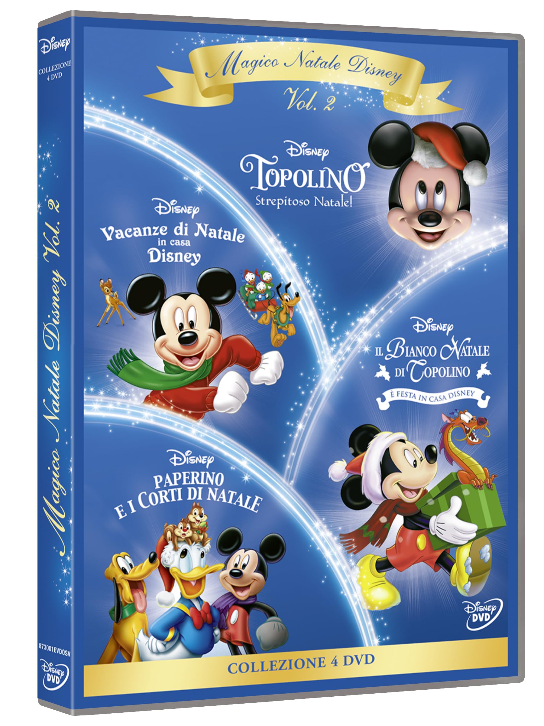 Dvd Magico Natale Disney Vol. 2 (4 Dvd)