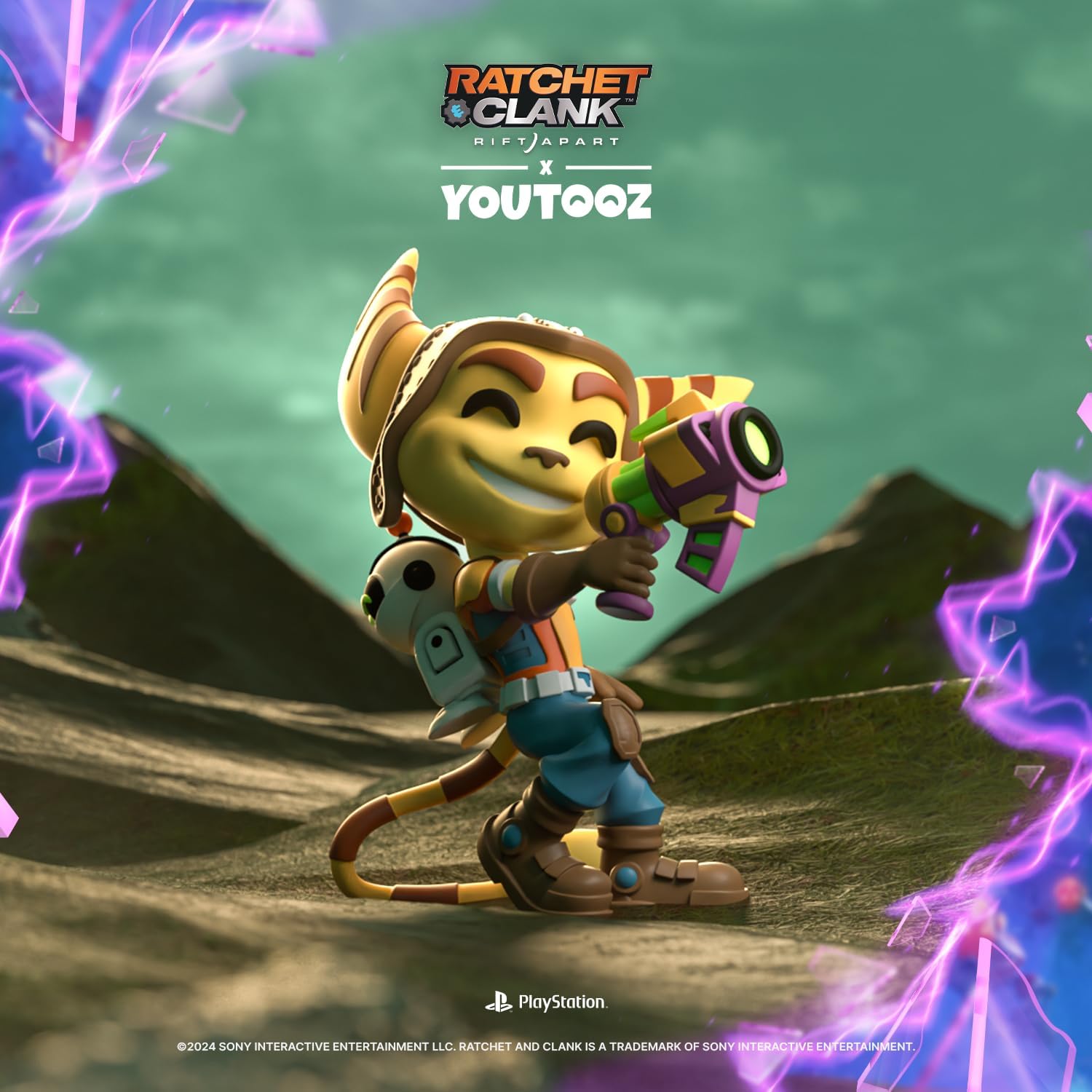 Youtooz Ratchet & Clank Duo 4.7" Vinyl Figure - Collectible Ratchet & Clank Action Figure from PlayStation