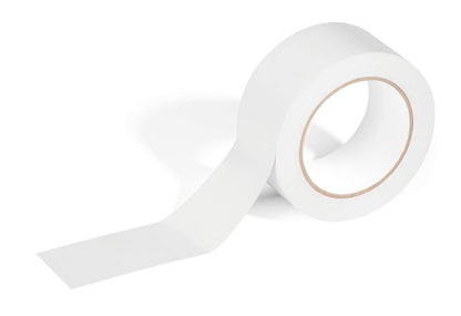 DURABLE DURALINE Floor Marking Tape BASIC - Self-Adhesive Temporary Marking Tape - 33 Metre Roll - Quick & Easy Application - Perfect for Temporary Marking & Identification of Hazards - White