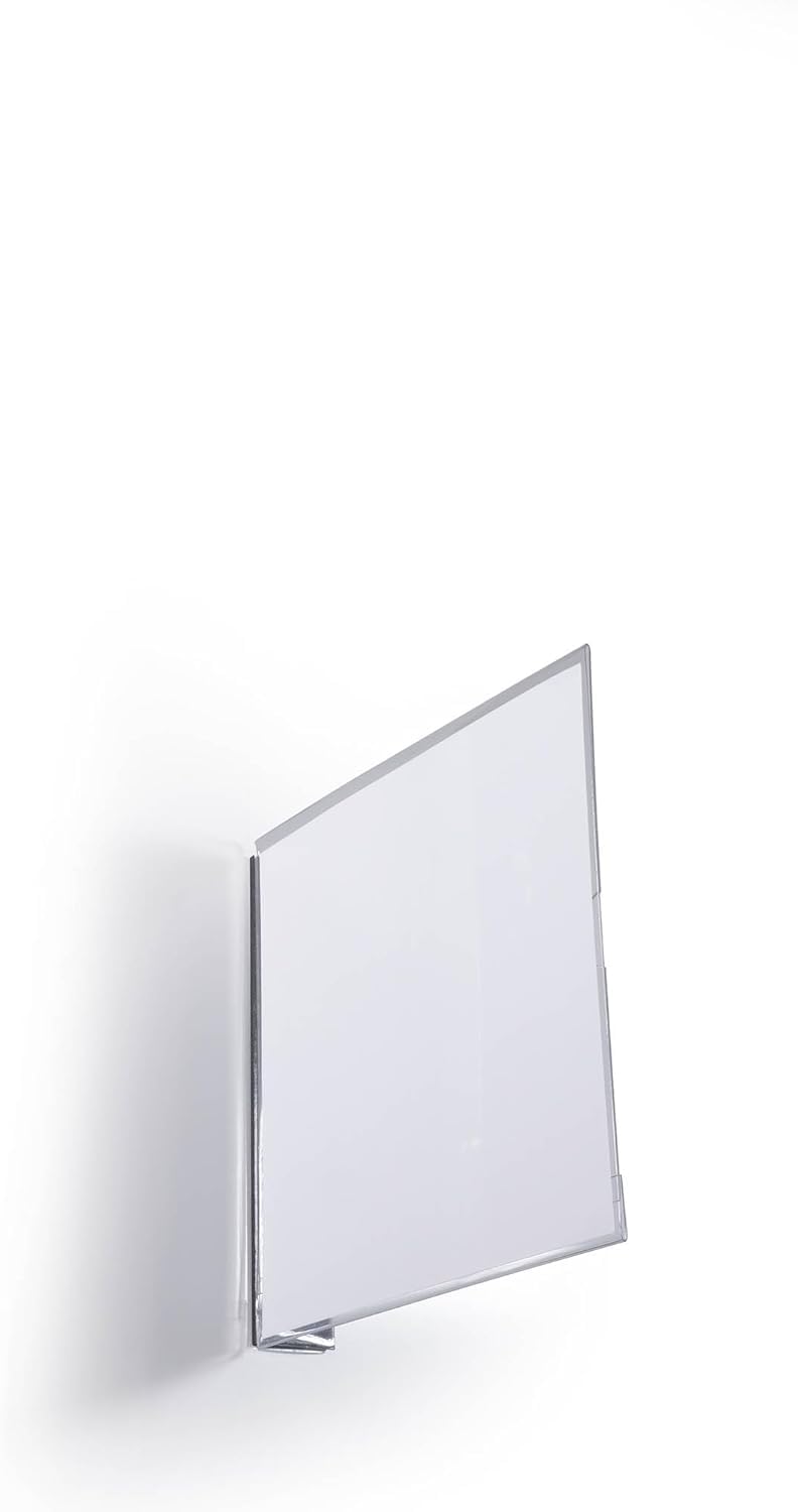 Durable Magnetic Aisle Sign 149 x 149mm - Made from Strong PET Hard Plastic -Optimal for Clear Warehouse Signage - Pack of 10 Transparent Aisle Signs