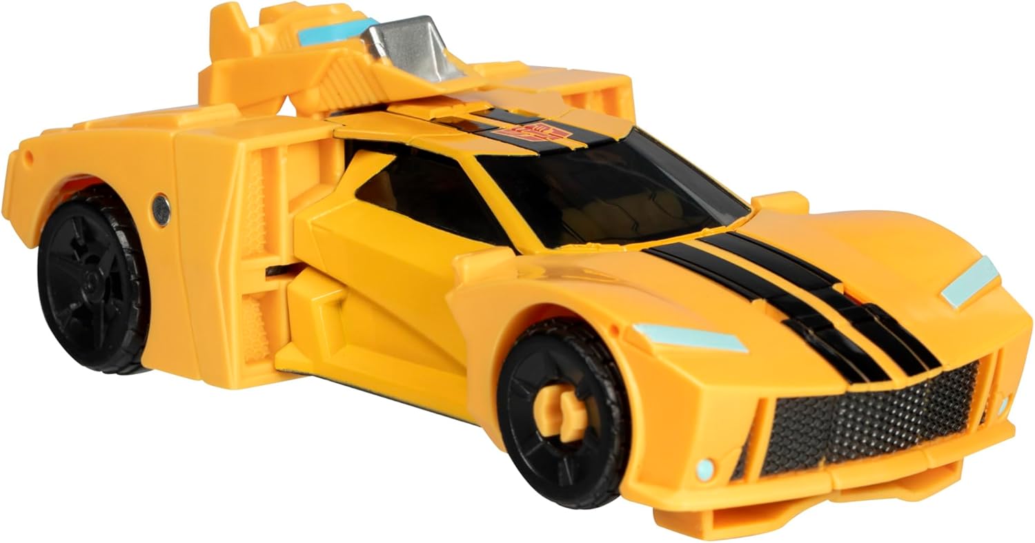 Transformers Toys EarthSpark Deluxe Class Bumblebee, 12.5-cm Action Figure, Robot Toys for Children Aged 6 and Up