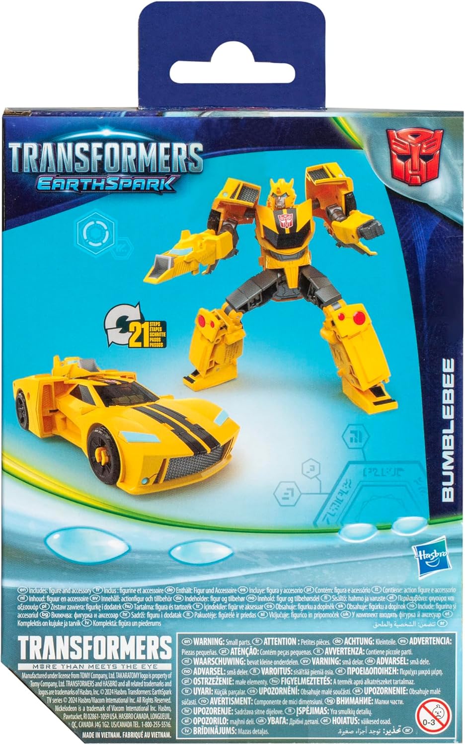 Transformers Toys EarthSpark Deluxe Class Bumblebee, 12.5-cm Action Figure, Robot Toys for Children Aged 6 and Up