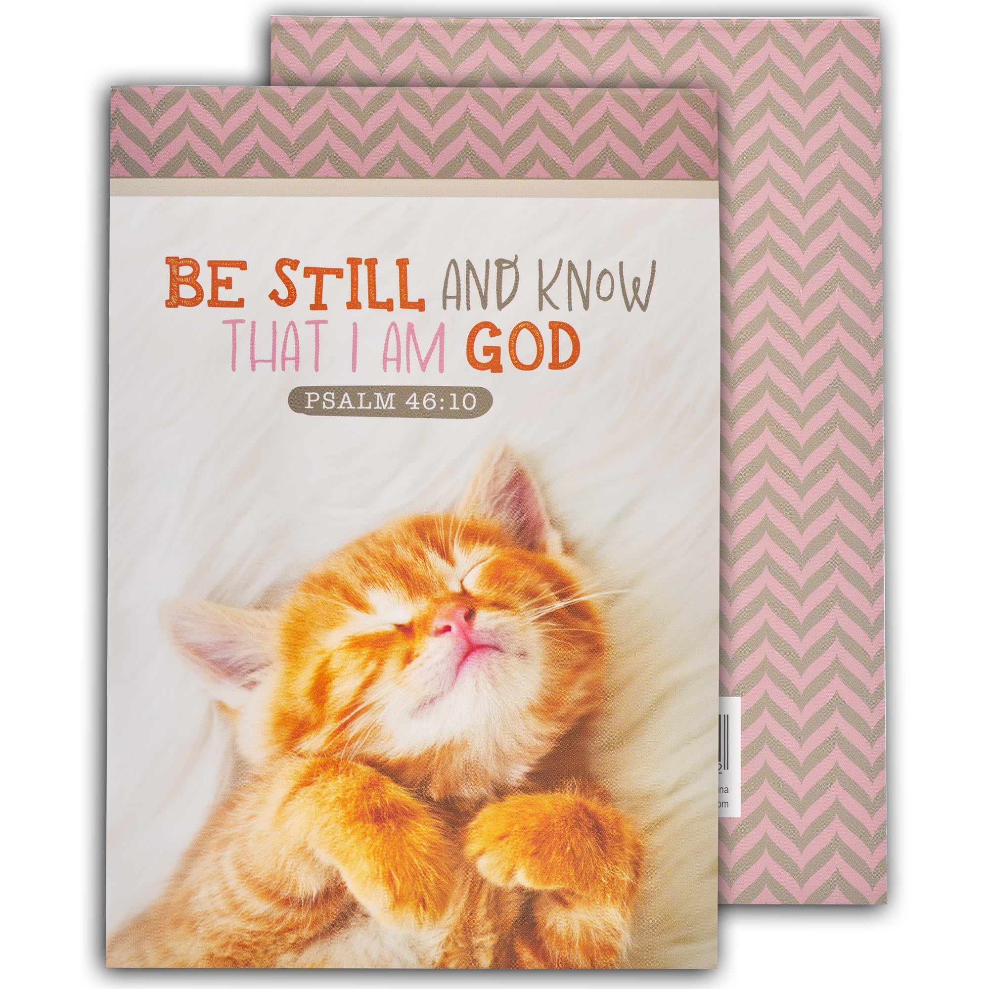 Notepad White Kitten Be Still & Know Ps. 46:10
