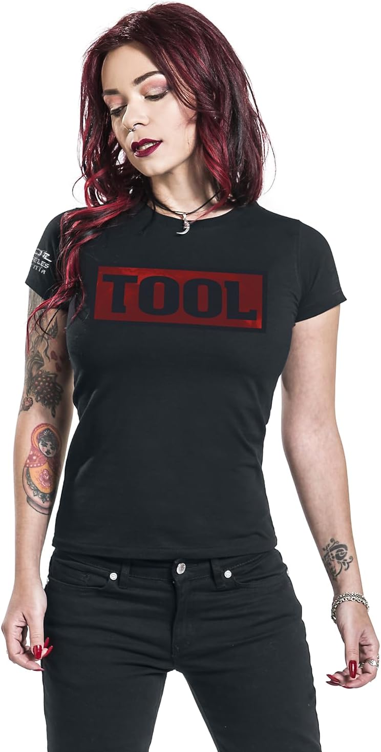 Tool: Rock Off - Shaded Box Back Print (T-Shirt Donna Tg. L)