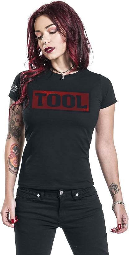 Tool: Rock Off - Shaded Box Back Print (T-Shirt Donna Tg. L)