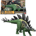 Mattel Jurassic World Dinosaur Figure Toy, Gigantic Thrashers Large Stegosaurus with 2 Attack Action & Evolve Feature, Digital Play, JKL85