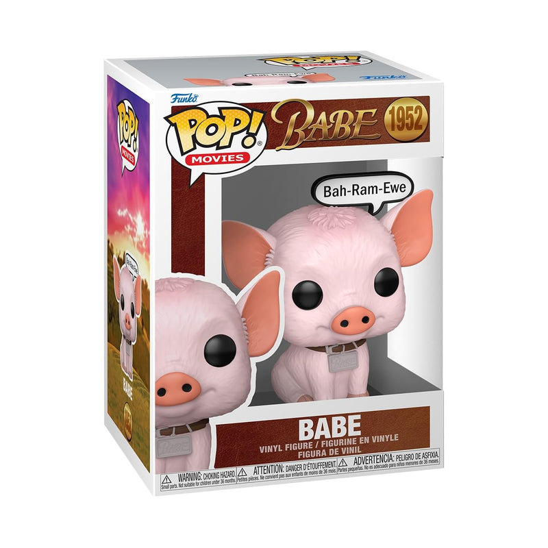 Funko Pop! Sayings: Babe the Pig - Babe (1995) - Collectable Vinyl Figure - Gift Idea - Official Merchandise - Toys for Kids & Adults - Comedy Fans - Model Figure for Collectors and Display