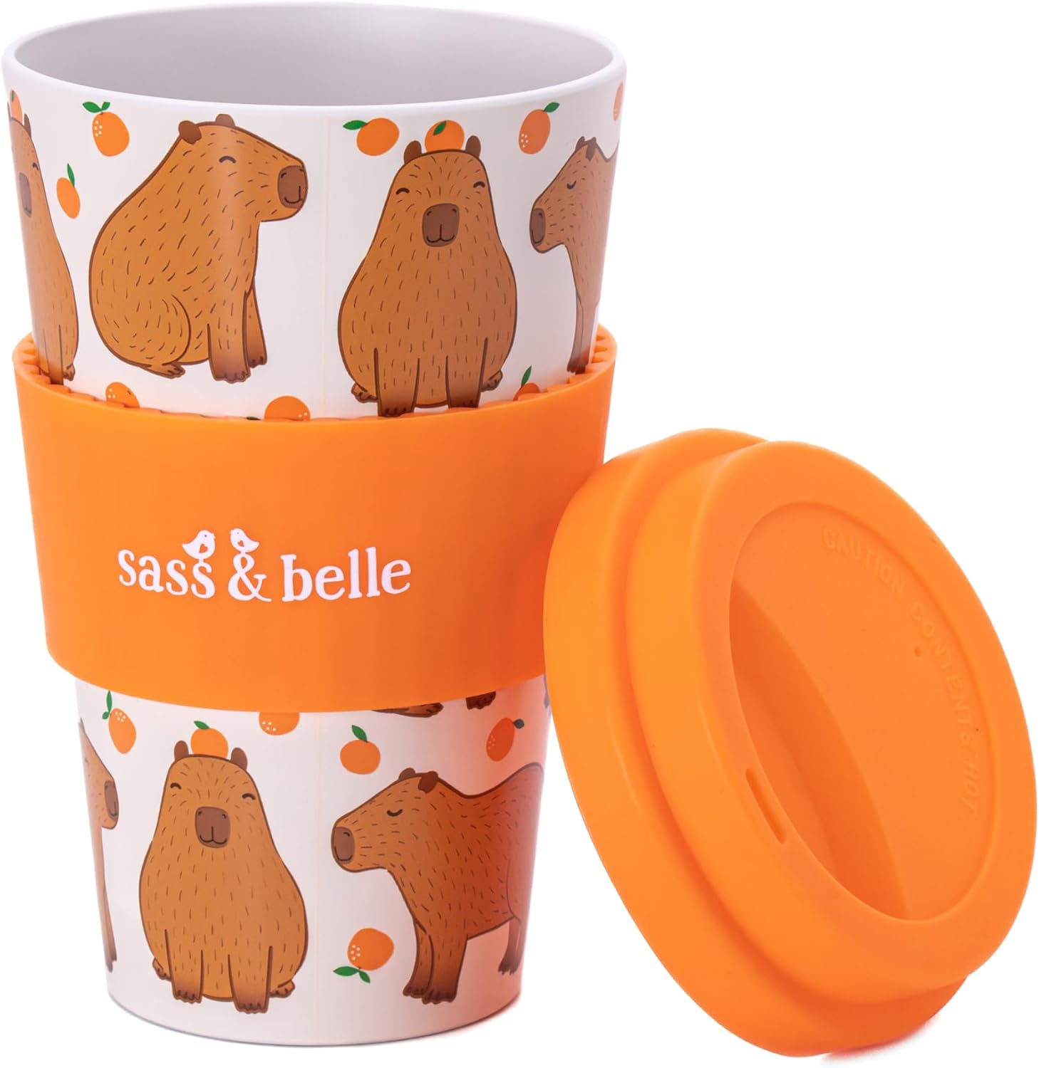 Sass & Belle Capybara Travel Coffee Cup