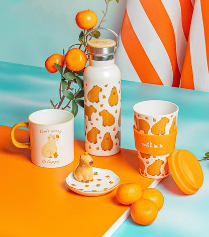 Sass & Belle Capybara Travel Coffee Cup