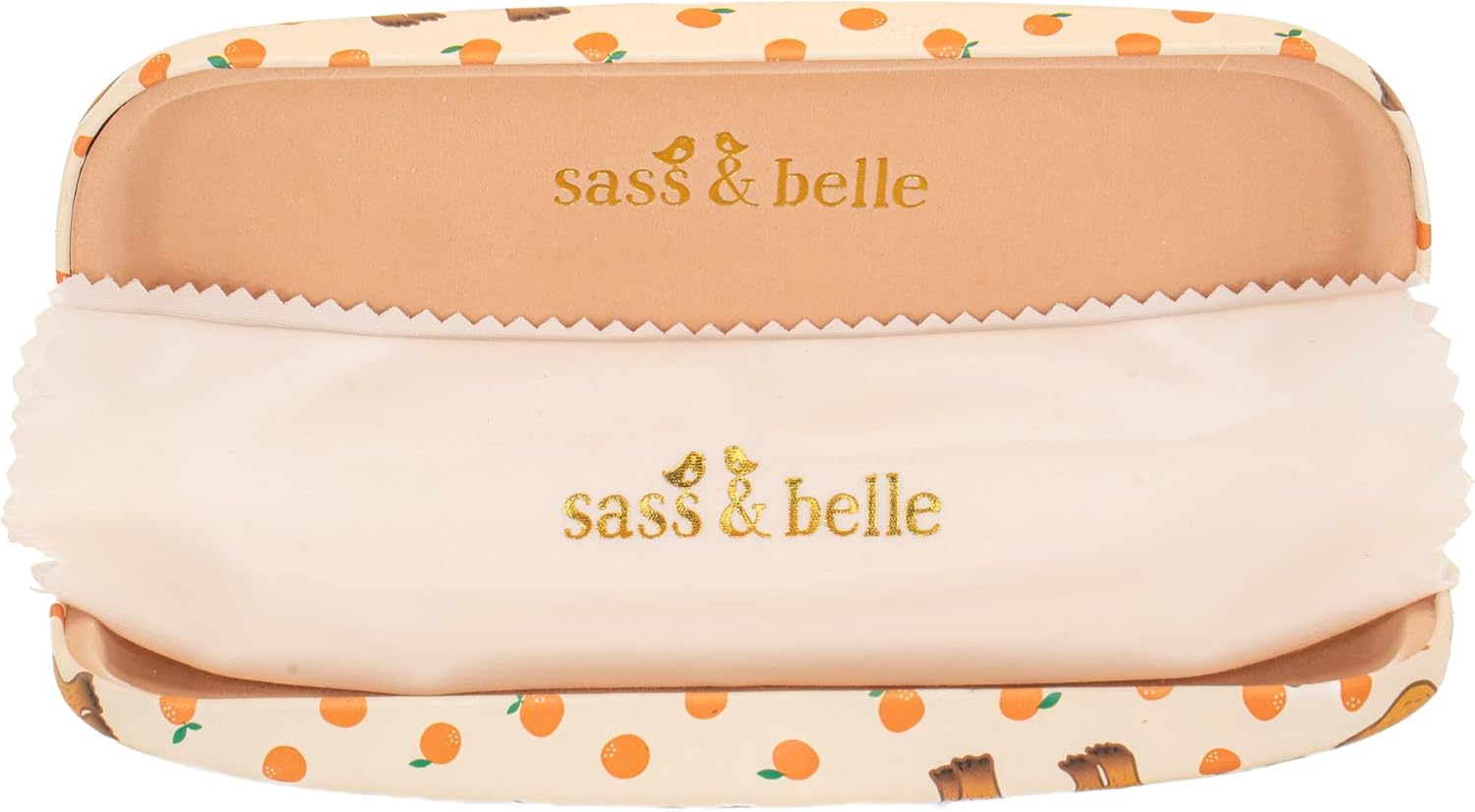 Sass & Belle Cherry Glasses Case – Hard Protective Spectacles Case for Women, Kids or Men – Quirky Eyewear Holder for Sunglasses or Glasses – Fun Sass and Belle Accessory