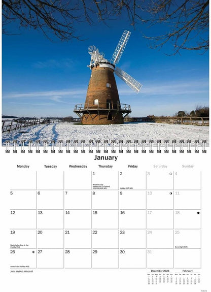 Essex 2026 A5 Wall Calendar