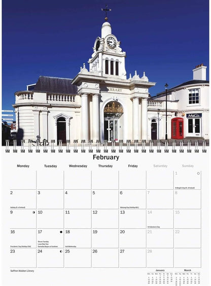 Essex 2026 A5 Wall Calendar