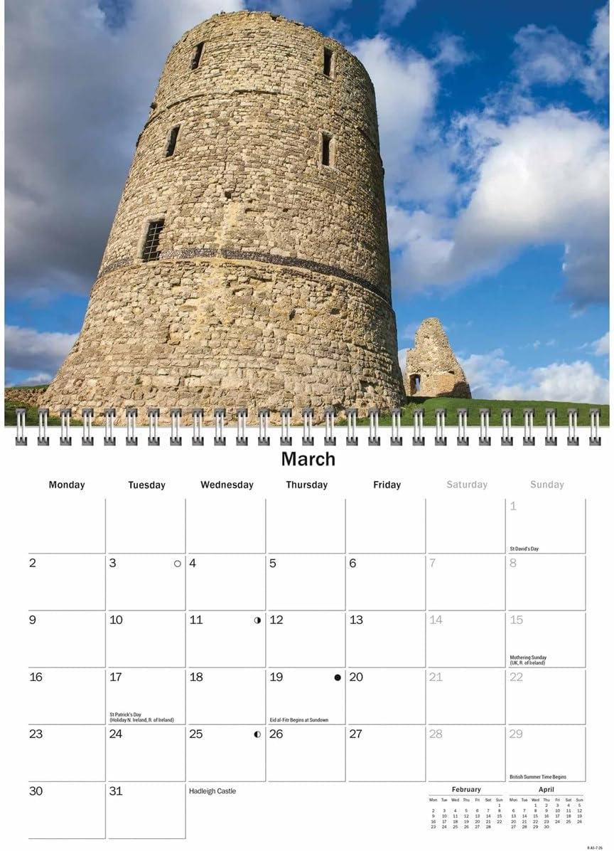 Essex 2026 A5 Wall Calendar