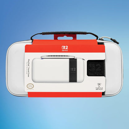 Turtle Beach PlayTrek Stellar White Reishoes, officieel gelicentieerd door Nintendo voor je Nintendo Switch 2