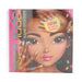 Depesche TOPModel 14000 Hand Designer Colouring Book with 46 Pre-Printed Pages for Designing Model Motifs, Includes 3 Sticker Sheets