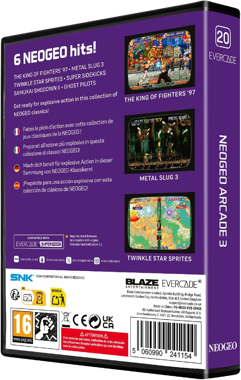 NEOGEO Arcade Collection 3 - Cartridge - Evercade