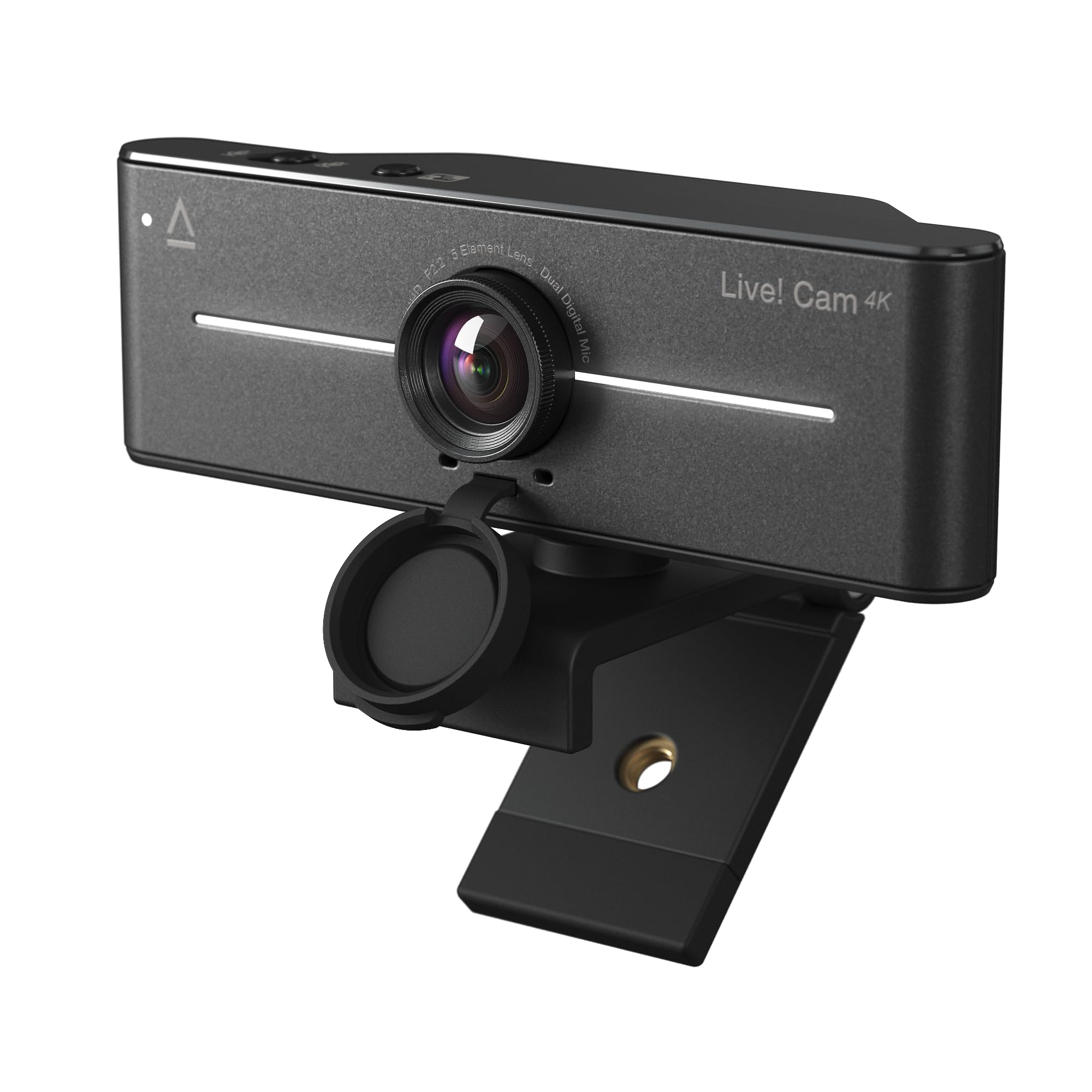 CREATIVE Live! Cam Sync 4K UHD USB webcam met tegenlichtcompensatie, tot 40 FPS, 95° groothoeklens, privacylens, geïntegreerde microfoons, plug & play voor pc en Mac