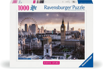 Ravensburger 12000016 - London - 1000 pieces jigsaw puzzle – Puzzle for adults and kids age 14 years up, jigsaw London