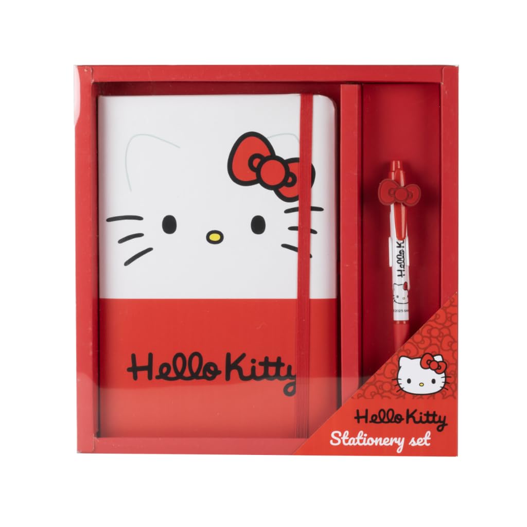 Sanrio Notebook With Pen Gift Set Hello Kitty