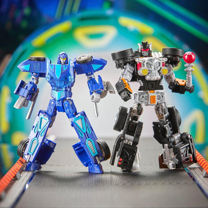 Transformers Collaborative Hot Wheels x Bone Shaker, Deluxe Class 5-Inch Robot Action Figure Converts to Car, Car Toys for Ages 8+