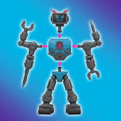 MrBeast Lab Hybrids Mehrfachpackung, Verschiedene Hybrid-Teile und 2 Actionfiguren zum Kombinieren, mit Teilen des Golden Panther Dragon, zahlreiche Kombinationen, über 30 Monster zum Sammeln