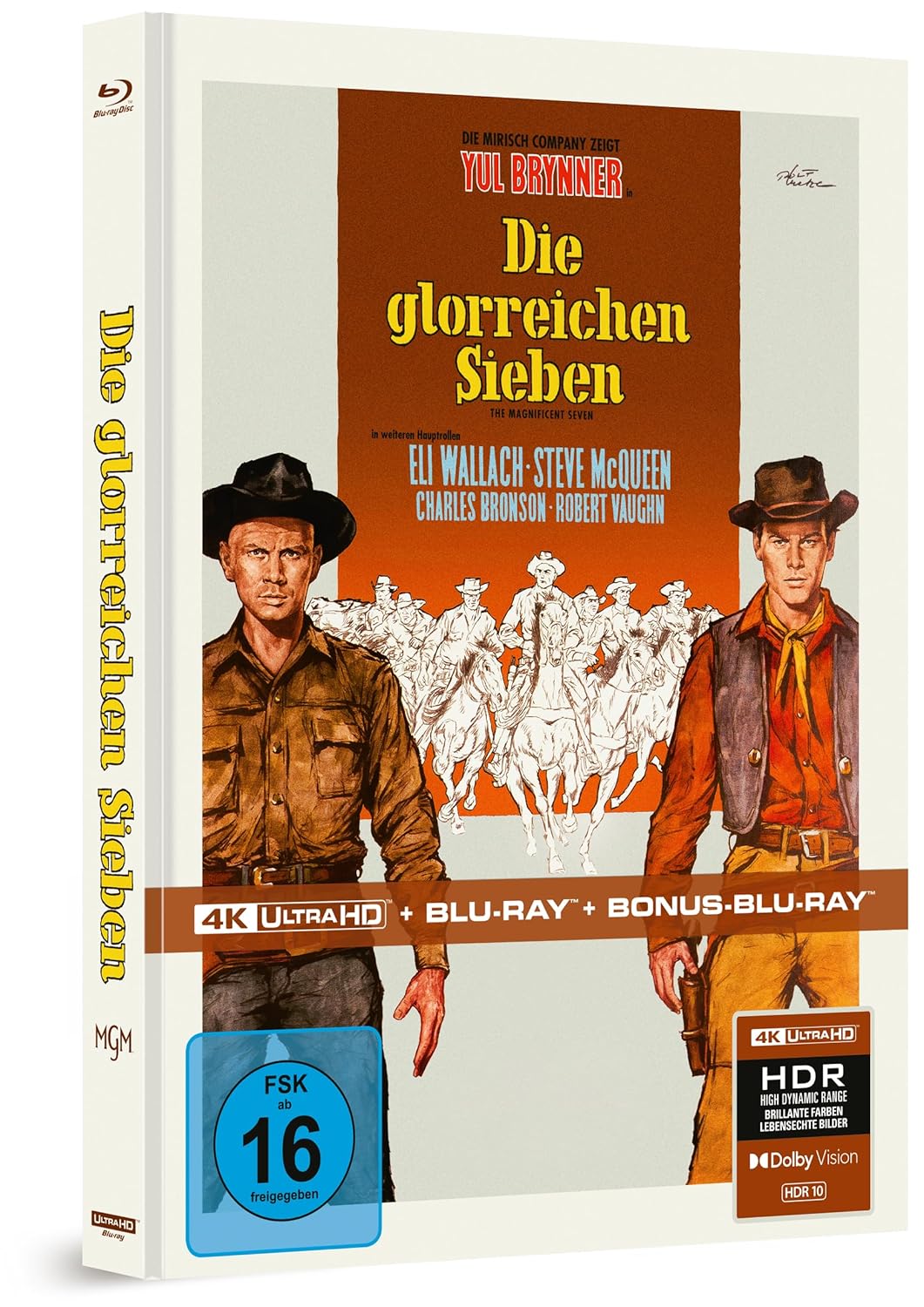 STURGES, JOHN - DIE GLORREICHEN SIEBEN - LIMITIERTES MEDIABOOK