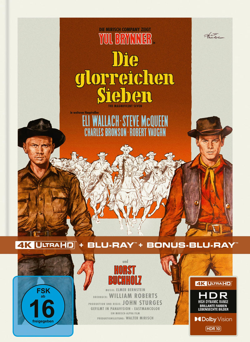 STURGES, JOHN - DIE GLORREICHEN SIEBEN - LIMITIERTES MEDIABOOK