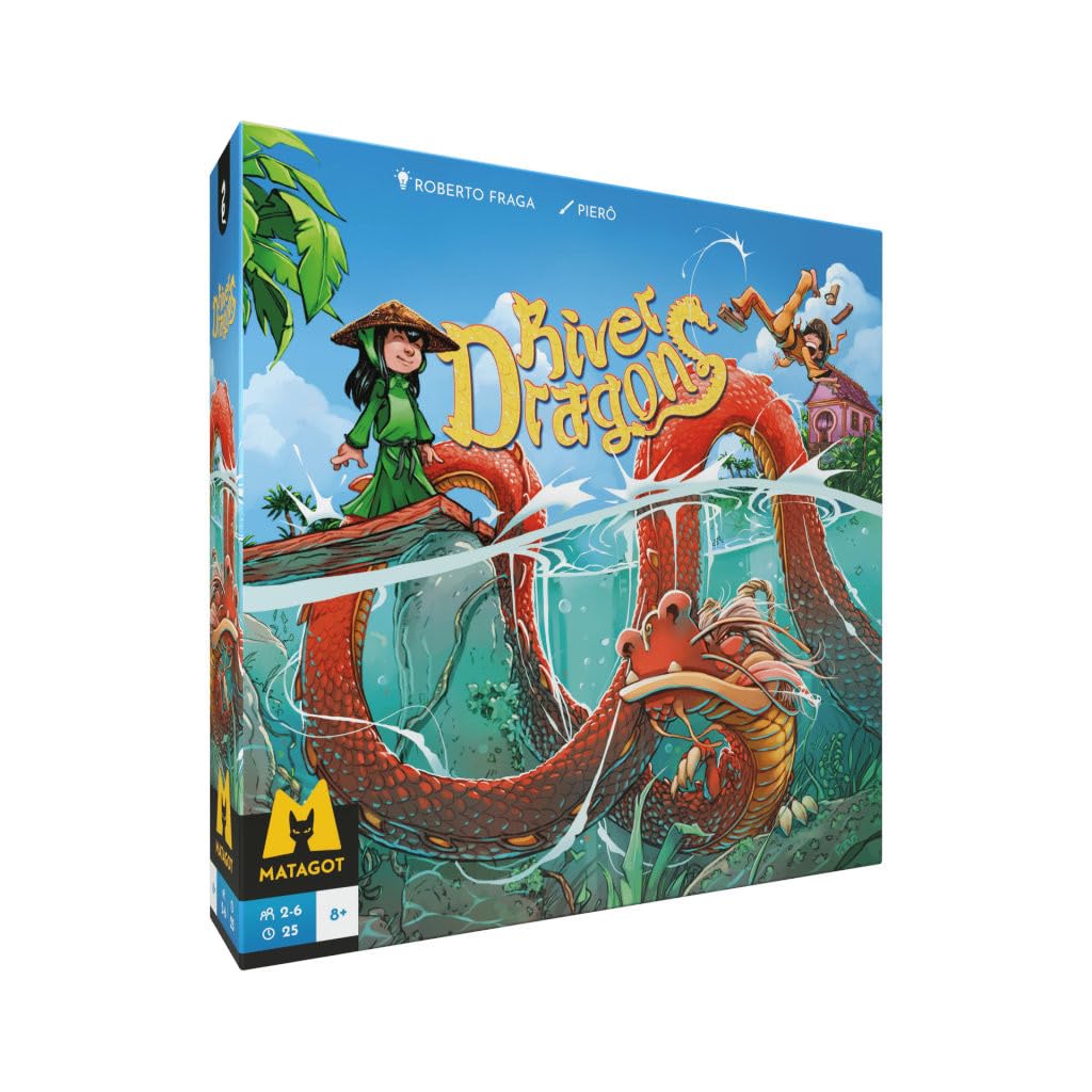 Matagot River Dragons - Board Game - From 2 to 6 Players - Ages 8+ - French Version (2025