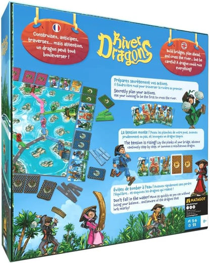 Matagot River Dragons - Board Game - From 2 to 6 Players - Ages 8+ - French Version (2025