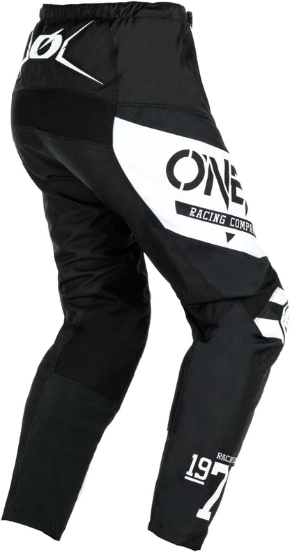 O'NEAL - Warhawk, Casco Unisex - Adulto 30 Bianco Nero, O'NEAL Warhawk - Pantalon - Cyclisme sur Route - Mixte 30 Noir Blanc, O'NEAL ELEMENT Hose VOLTAGE Schwarz/Rot 30 Schwarz Weiß