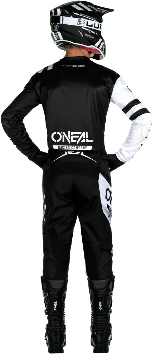 O'NEAL - Warhawk, Casco Unisex - Adulto 30 Bianco Nero, O'NEAL Warhawk - Pantalon - Cyclisme sur Route - Mixte 30 Noir Blanc, O'NEAL ELEMENT Hose VOLTAGE Schwarz/Rot 30 Schwarz Weiß