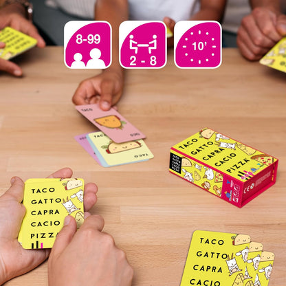 dV Giochi Taco Gatto Capra Cacio Pizza, GHE141, 6-99 anni