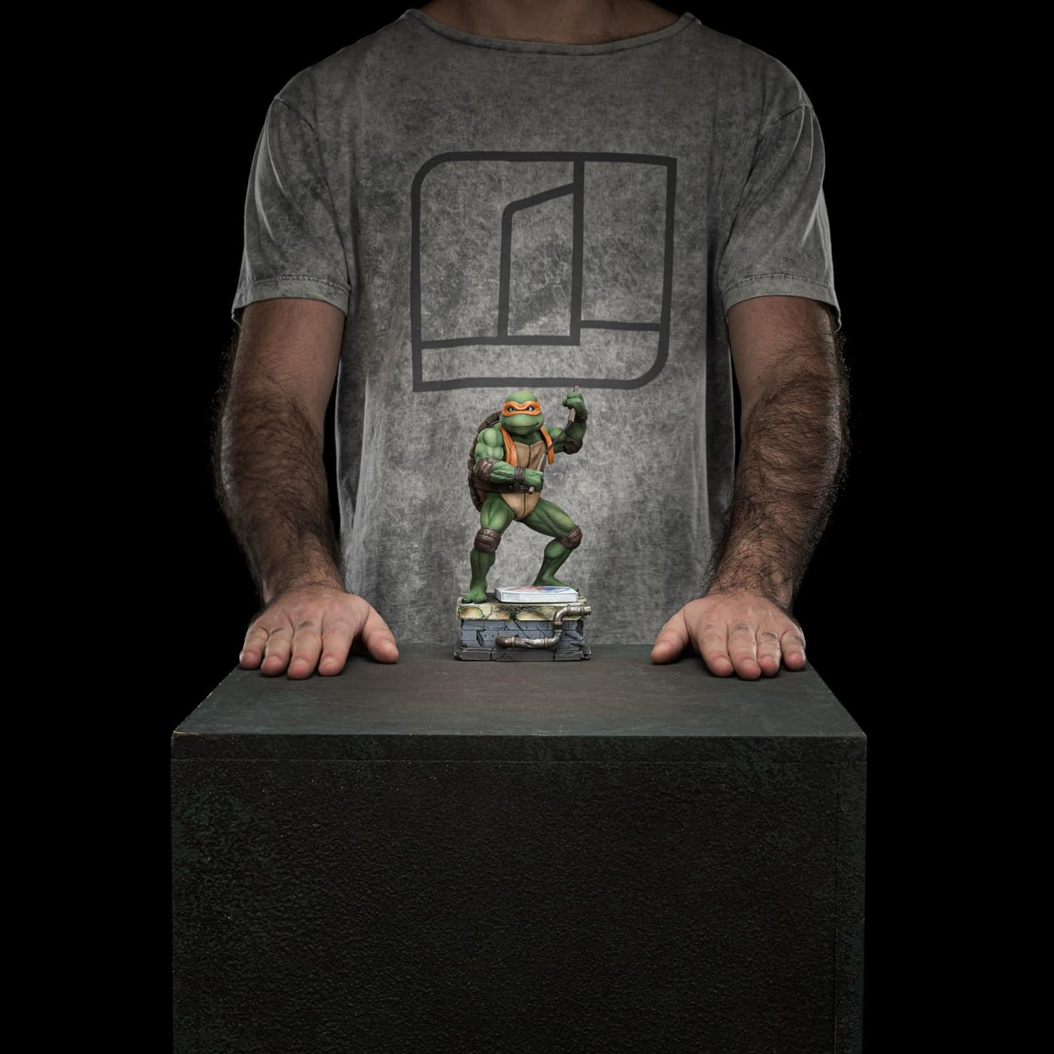 Iron Studios Art Scale Statue 1/10 Michelangelo Ninja Turtles (Movie) 18.8 cm