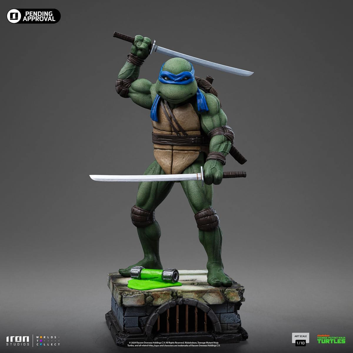 Teenage Mutant Ninja Turtles Art Scale Statue 1/10 Leonardo 21 Cm