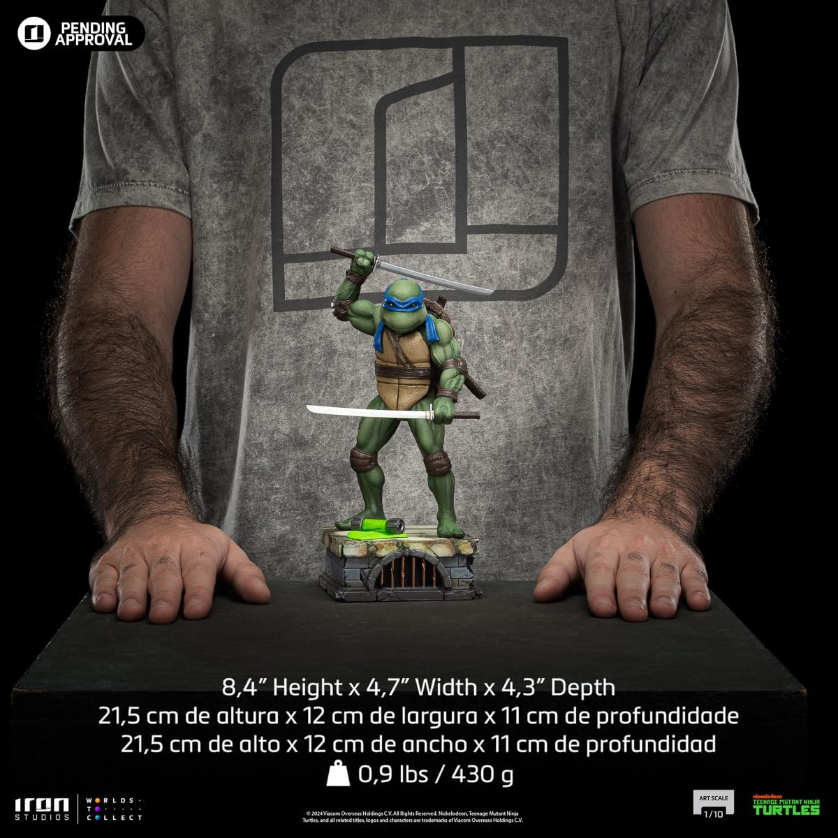 Teenage Mutant Ninja Turtles Art Scale Statue 1/10 Leonardo 21 Cm