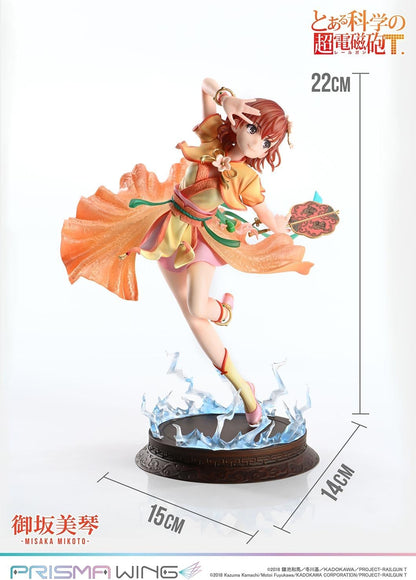 PRISMA WING Toaru Kagaku no Railgun T Misaka Mikoto Hanbuku Version 1/7 Scale Complete Figure