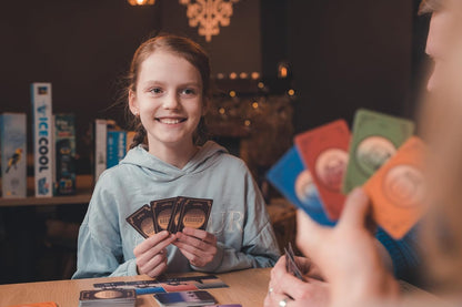 Brain Games – KARAKUM – Playing Card Games – Gather Resources to Create the Most Valued Caravan to Cross the Karakoum Desert - Ages 8 and Above – 2 to 4 Players – 15 Min