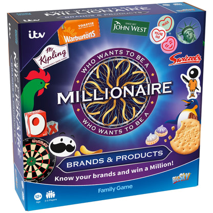 Who Wants to Be a Millionaire Official Brand Edition Board Game | Use Lifelines, Climb the Money Ladder | Family Trivia Quiz Based on the TV Show | 2+ Players