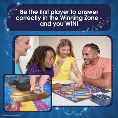 Tomy The LOGO Board Game Disney Edition - Family Trivia Game Featuring Iconic Disney Characters & Brands | Ages 8+