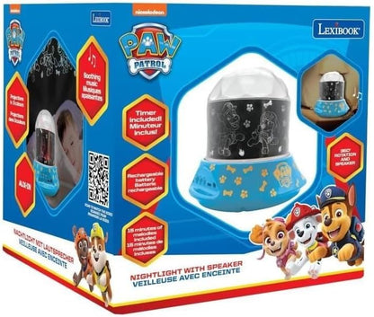 Lexibook - Paw Patrol Night Light Projector With Speaker - Compact And Portable