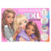 Depesche 13731 TOPModel XXL Activity Book with 24 Pre-Printed Pages for Colouring, Puzzles and Stickers, Set Including 4 Sheets of Stickers