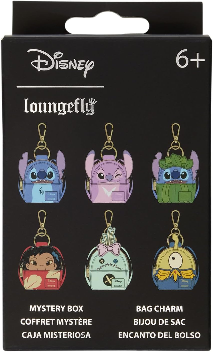 Disney Lilo & Stitch By Loungefly Bag Charm Mystery Box Display (15)