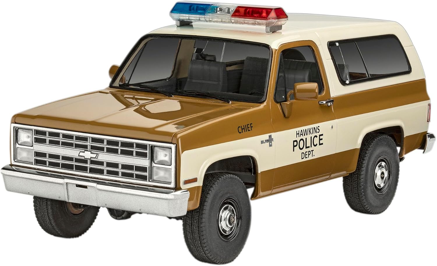 Revell 07724 1985 Chevrolet K5 Blazer: Stranger Things 1:25 Scale Unbuilt/Unpainted Plastic Model Kit