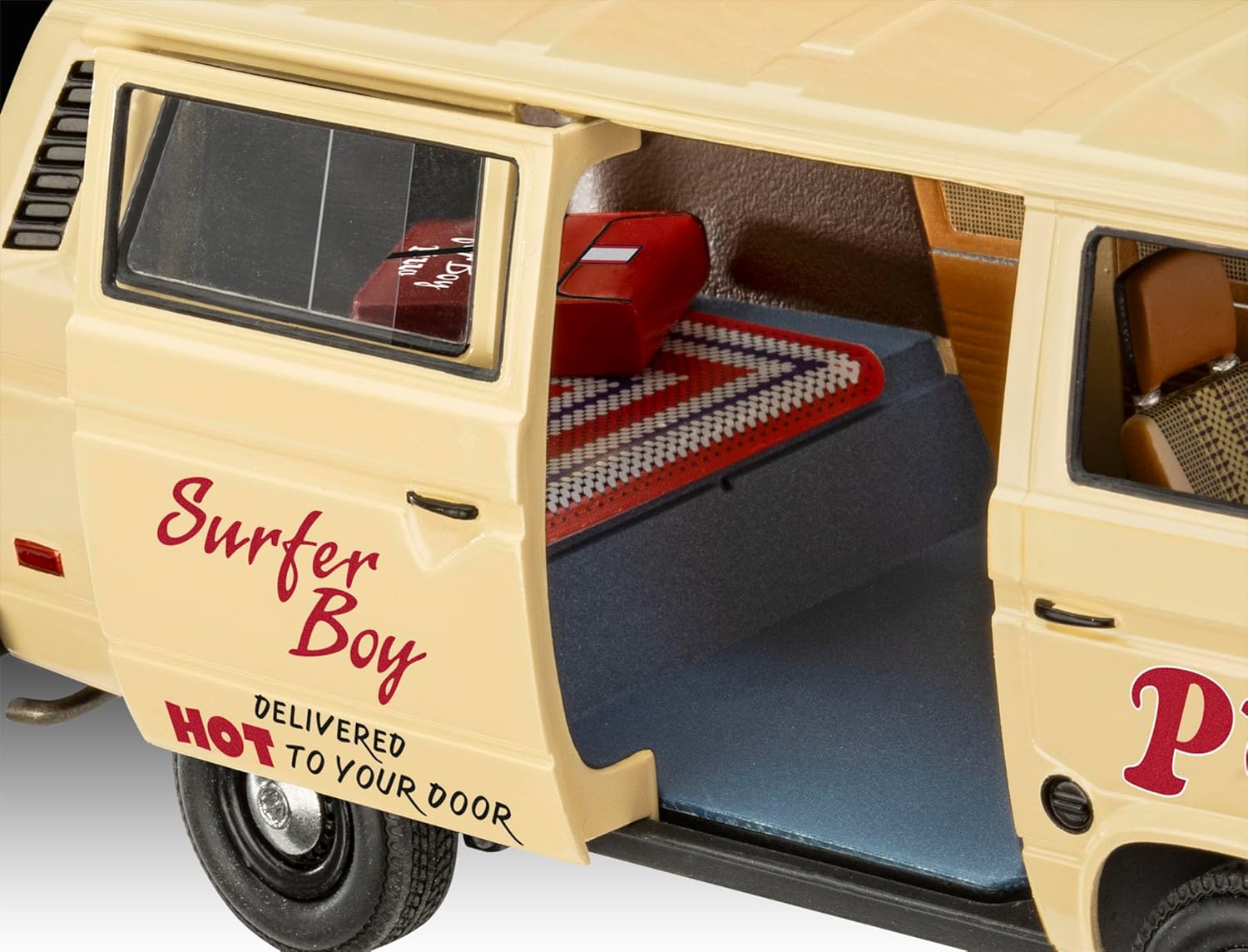 Revell 07725 VW T3 Bus Surfer Boy: Stranger Things 1:24 Scale Unbuilt/Unpainted Plastic Model Kit