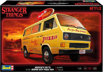 Revell 07725 VW T3 Bus Surfer Boy: Stranger Things 1:24 Scale Unbuilt/Unpainted Plastic Model Kit