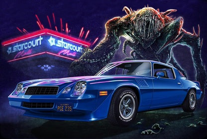 Revell 07728 Chevy Camaro Z/28: Stranger Things 1:25 Scale Unbuilt/Unpainted Plastic Model Kit