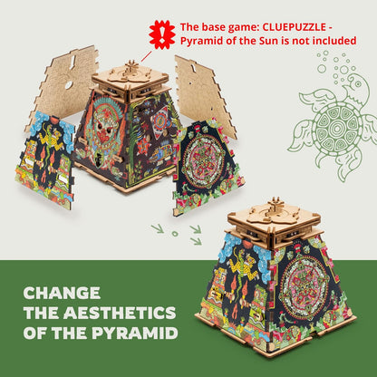 iDventure Cluepuzzle Expansion The Aztec Realms | Wooden Puzzle with 200+ Pieces | Escape Room Game | Gift Box | 4 Designs | Puzzle Size 20x12 cm | Wooden Puzzles for Adults and 10+ | Gift | Hobby