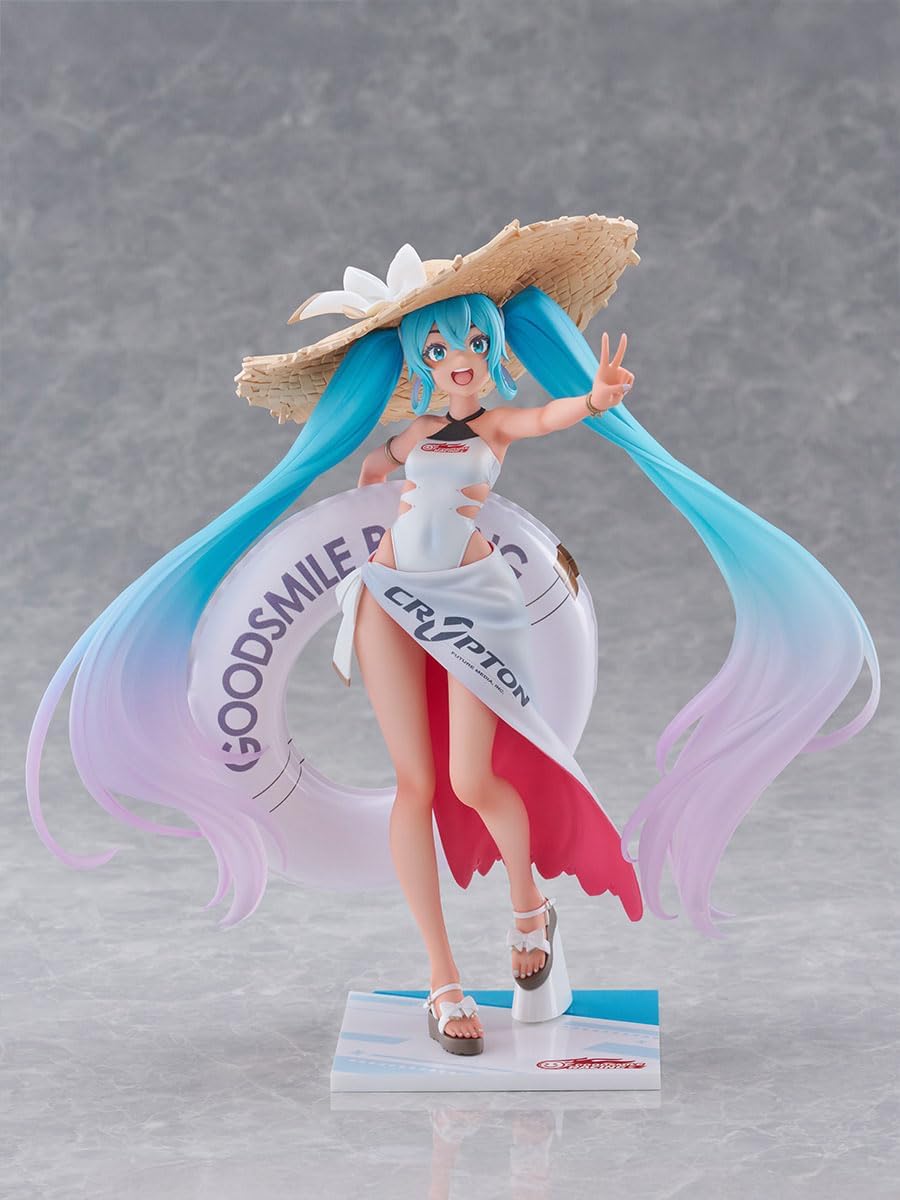 Hatsune Miku Gt Project Pvc Statue 1/7 Racing Miku 2024: Tropical Ver. 21 Cm