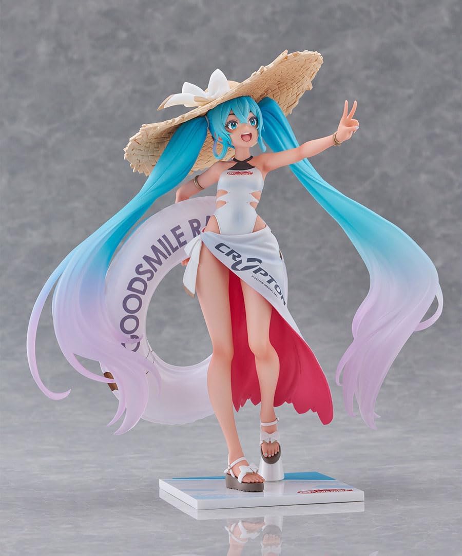 Hatsune Miku Gt Project Pvc Statue 1/7 Racing Miku 2024: Tropical Ver. 21 Cm